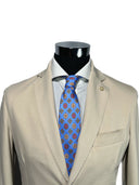 Cravatta in pura seta Antica Sartoria Napoletana cucita a mano fondo avion