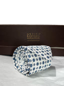 Cravatta in pura seta Antica Sartoria Napoletana cucita a mano fondo bianco