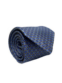 Cravatta in pura seta Antica Sartoria Napoletana cucita a mano fondo grigio