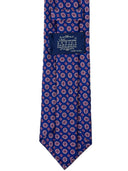 Cravatta in pura seta Antica Sartoria Napoletana cucita a mano fondo royal