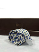 Cravatta in pura seta Antica Sartoria Napoletana cucita a mano fondo panna