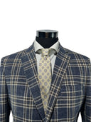 Cravatta in pura seta Antica Sartoria Napoletana cucita a mano fondo beige