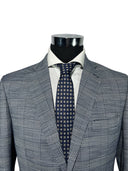 Cravatta in pura seta Antica Sartoria Napoletana cucita a mano fondo blu