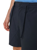 Bermuda uomo in nylon e spandex blu