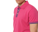 Polo in cotone colore fuxia