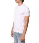 T-Shirt manica corta in filo di Scozia bianco