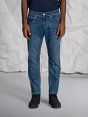 Jeans 5 tasche in cotone denim pesante