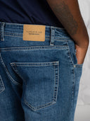 Jeans 5 tasche in cotone denim pesante