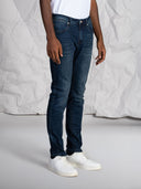 Jeans 5 tasche in cotone denim pesante