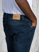 Jeans 5 tasche in cotone denim pesante