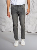 Jeans 5 tasche in cotone denim pesante