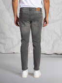 Jeans 5 tasche in cotone denim pesante