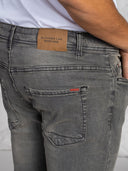 Jeans 5 tasche in cotone denim pesante