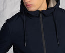 Giubbotto uomo in tessuto tecnico con cappuccio