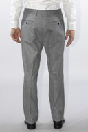 Pantalone classico sartoriale uomo Alexander drop 6 in flanella di lana