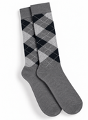Calzini uomo in cotone fantasia argyle
