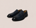 Mocassino uomo in pelle crust con suola in cuoio – Made in Italy | Antica Sartoria Napoletana