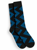 Calzini uomo con fantasia zig zag