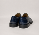 Scarpa Oxford uomo in vera pelle abrasivata con suola in cuoio - Made in Italy | Antica Sartoria Napoletana