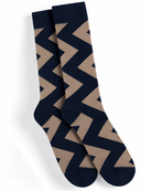 Calzini uomo con fantasia zig zag