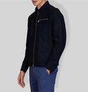 Giubbotto uomo effetto scamosciato con zip – slim fit