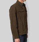 Overshirt uomo in cotone con zip e tasche – regular fit