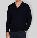 Maglia uomo con collo polo in cotone leggero