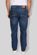 Jeans uomo 5 tasche in denim leggero