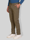 Pantalone chino uomo in gabardine di cotone