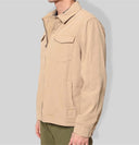 Overshirt uomo in cotone con zip e tasche – regular fit