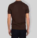 Polo uomo in cotone con collo aperto