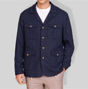 Giacca sahariana uomo lino e cotone