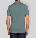 Polo uomo in cotone con lavorazione textured