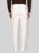 Pantalone chino uomo in gabardine di cotone