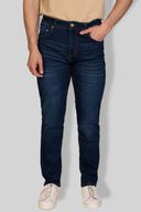 Jeans uomo 5 tasche in denim leggero scuro