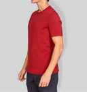 T-shirt uomo in cotone rasato a maglia
