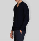 Maglia uomo con collo polo in cotone leggero