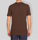 T-shirt uomo in cotone rasato a maglia