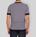 T-shirt uomo in cotone a righe sottili
