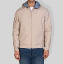 Giubbotto uomo double face con cappuccio