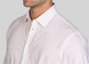Camicia uomo in puro lino collo francese tinta unita – slim fit