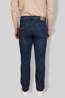 Jeans uomo 5 tasche in denim leggero scuro