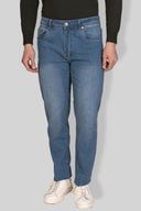 Jeans uomo 5 tasche in denim leggero chiaro