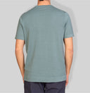 T-shirt uomo in cotone rasato a maglia