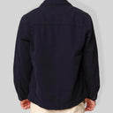 Overshirt uomo in cotone con zip e tasche – regular fit
