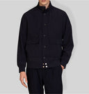 Giubbotto Uomo in Tessuto Tecnico Blu – Regular Fit