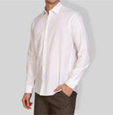 Camicia uomo in puro lino collo francese tinta unita – slim fit
