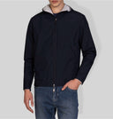 Giubbotto uomo double face con cappuccio