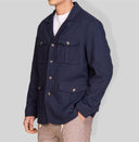 Giacca sahariana uomo lino e cotone