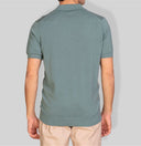Polo uomo in cotone con collo aperto